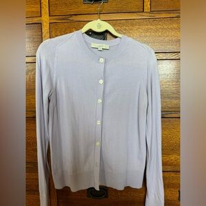 NWOT lavender Loft Cardigan